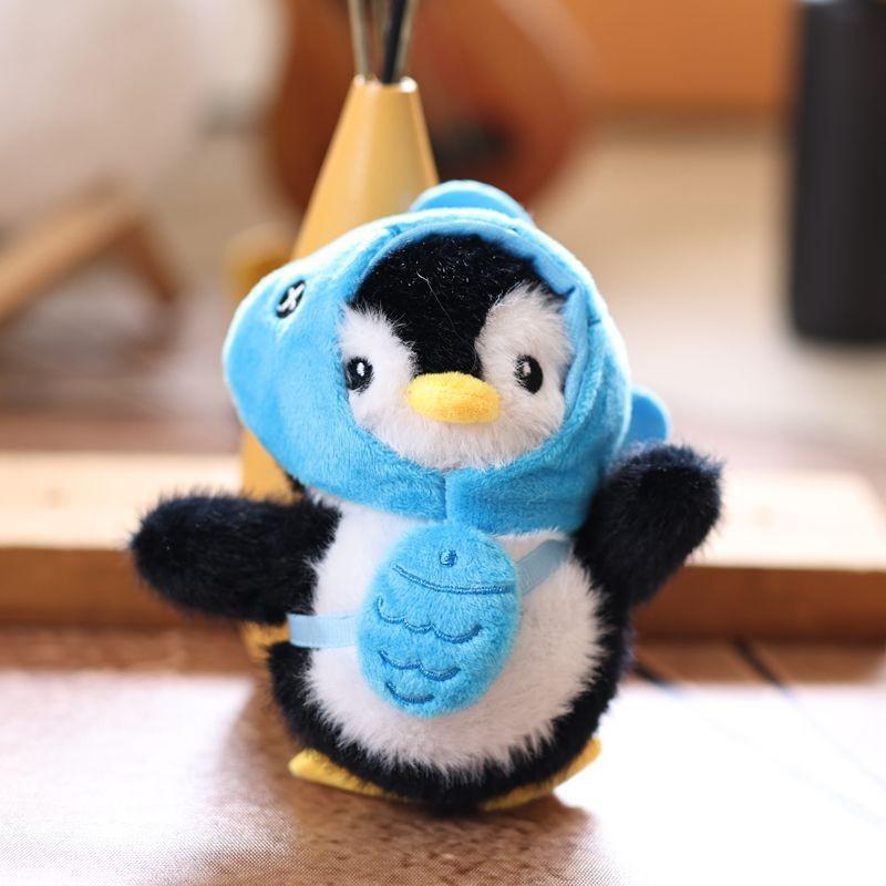 Penguin Dress Fruit Up Plush Toy Cartoon Keychain Backpack Pendant Holiday Gift