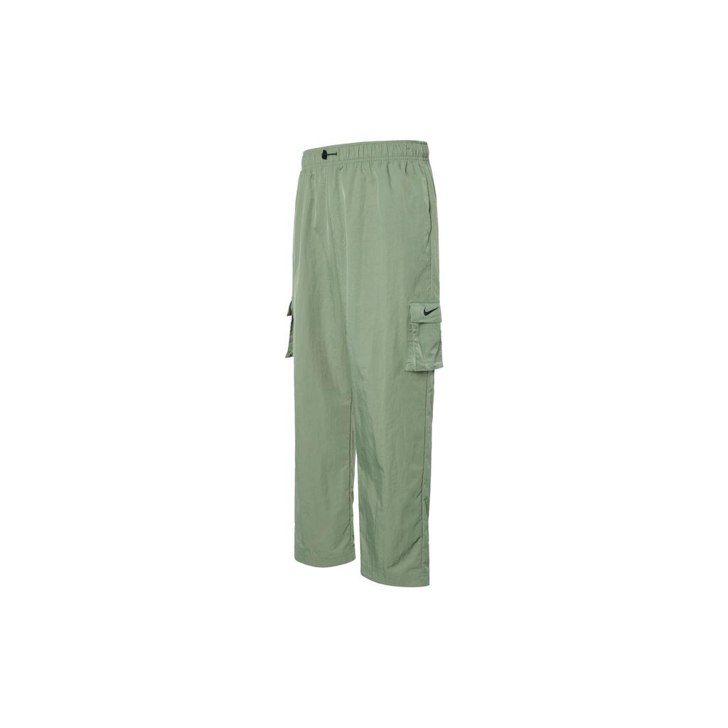 Nike High-Waisted Twill Cargo Pants Women Bottoms Green DO7210-386