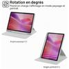 Coque + Verre Trempé pour Samsung Galaxy Tab A11 Plus / A9 Plus, Etui Rotatif avec Porte-Stylet Gris