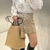Women Handbags Handmade Woven Summer Beach Bag Big Shopper Purses Large Capacity Straw Tote Bag Designer