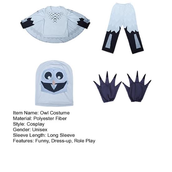Костюм Лесной Совы на Хэллоуин, Косплей-наряд для Детей, Забавный Костюм Животного для Вечеринок, Карнавалов, Фестивалей