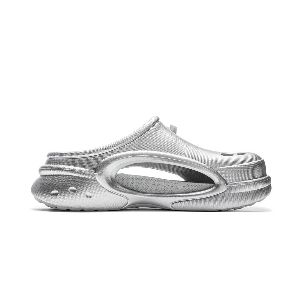 Li Ning League Of Legends X Soft Comfortable Versatile Anti-Friction Antibacterial Closed-Toe Slippers Men Slippers Silver AGAV001-6