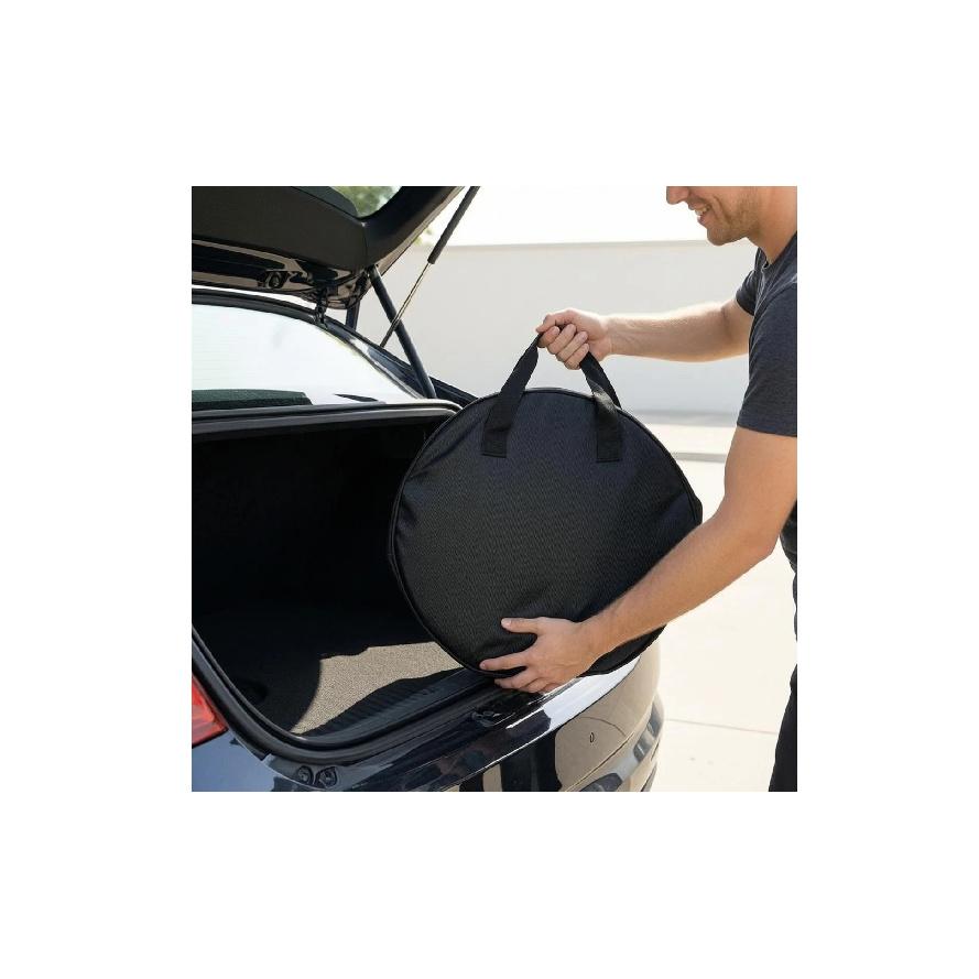 Charging Bag Zip-Around Electric Vehicle Charger Bag Portable Carry Case Round Storage Gear Lightweight