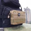 Камуфляжный тактический EDC подсумок MOLLE 600D для телефона, монет и ключей.