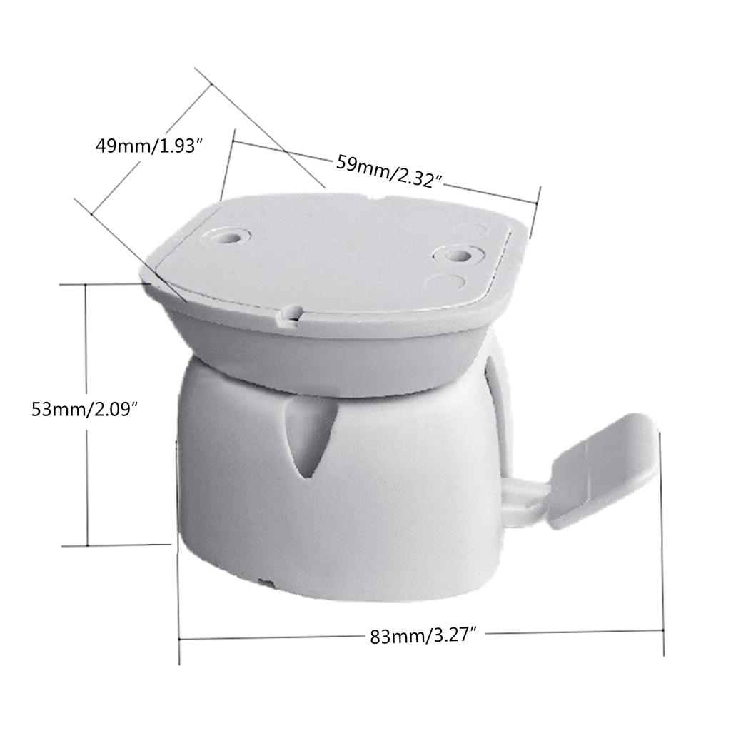 Зажимы для отделения багажной двери автофургона Пластиковый держатель защелки для дверного замка Грузовой автофургон Прицеп Караван Автодома Остановка входа