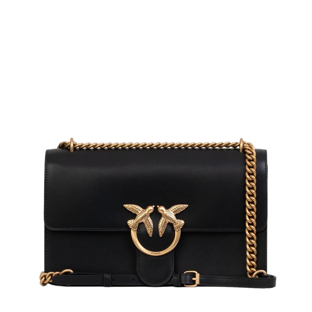 Pinko Love One Classic Vitello 100941A0F1 Black Handbag