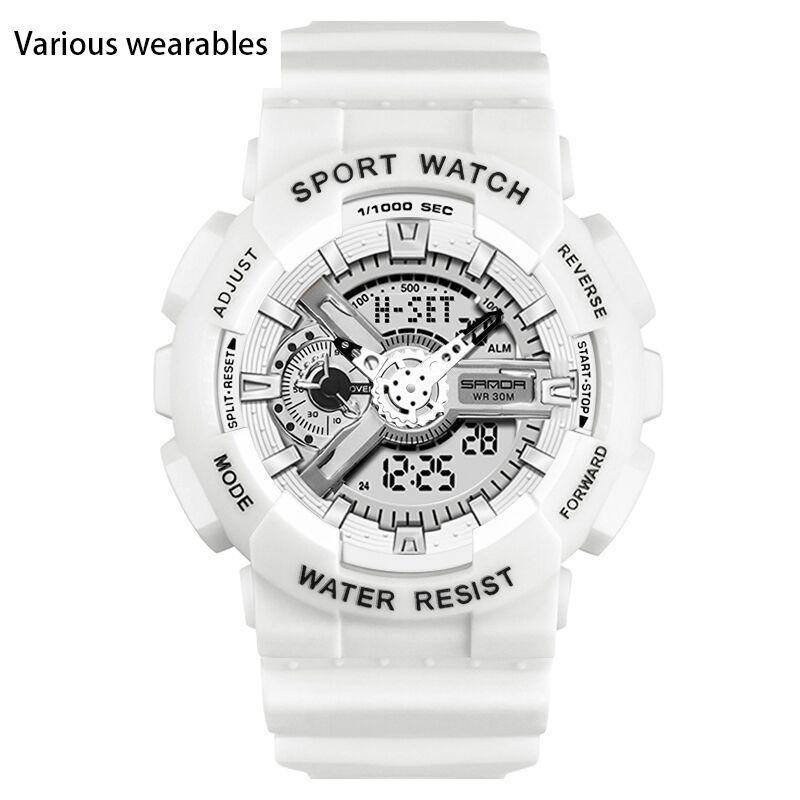 Корейская мода тренд микро бизнес светящиеся электронные спортивные модные студенческие корейские конфеты детские парные часы