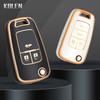 ТПУ Чехол-оболочка для складного ключа автомобиля Chevrolet Cruze Aveo Trax Sail Malibu Captiva Opel Vauxhall Astra J Corsa Insignia Mokka