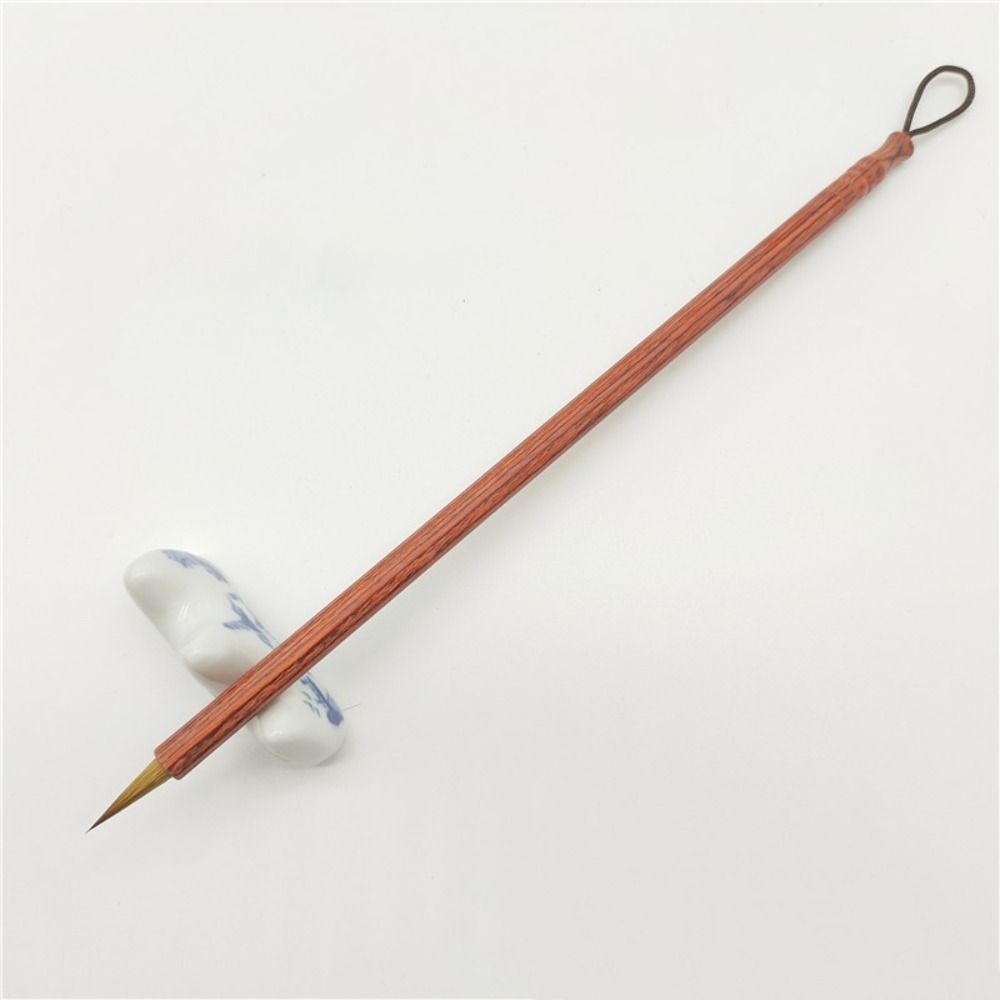 Портативная китайская каллиграфическая кисть для рисования, крючок, ручка, художественная ласка, кисть для волос, студент