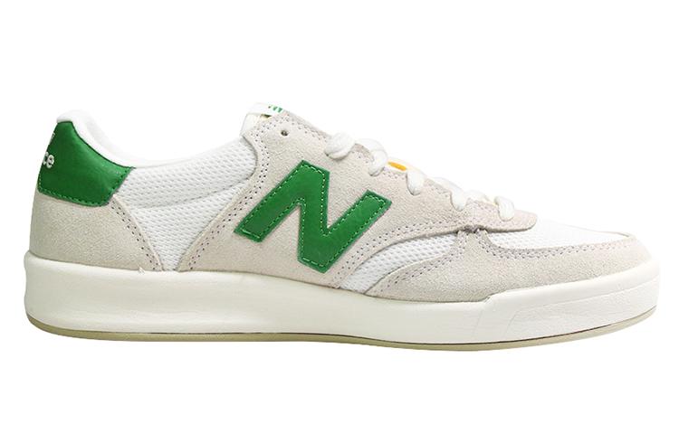 New Balance Кеды 300 серии Ретро Низкие Повседневные Для скейтбординга Унисекс Белый Зеленый CRT300CK