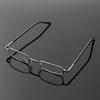 Elegant Eye Protection Reading Glasses Ultralight Metal Square Eyeglasses Presbyopic Eyewear Office