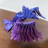 3D Printed Phoenix Figurine Movable Joints Colorful Bird Figure Articulated Animal