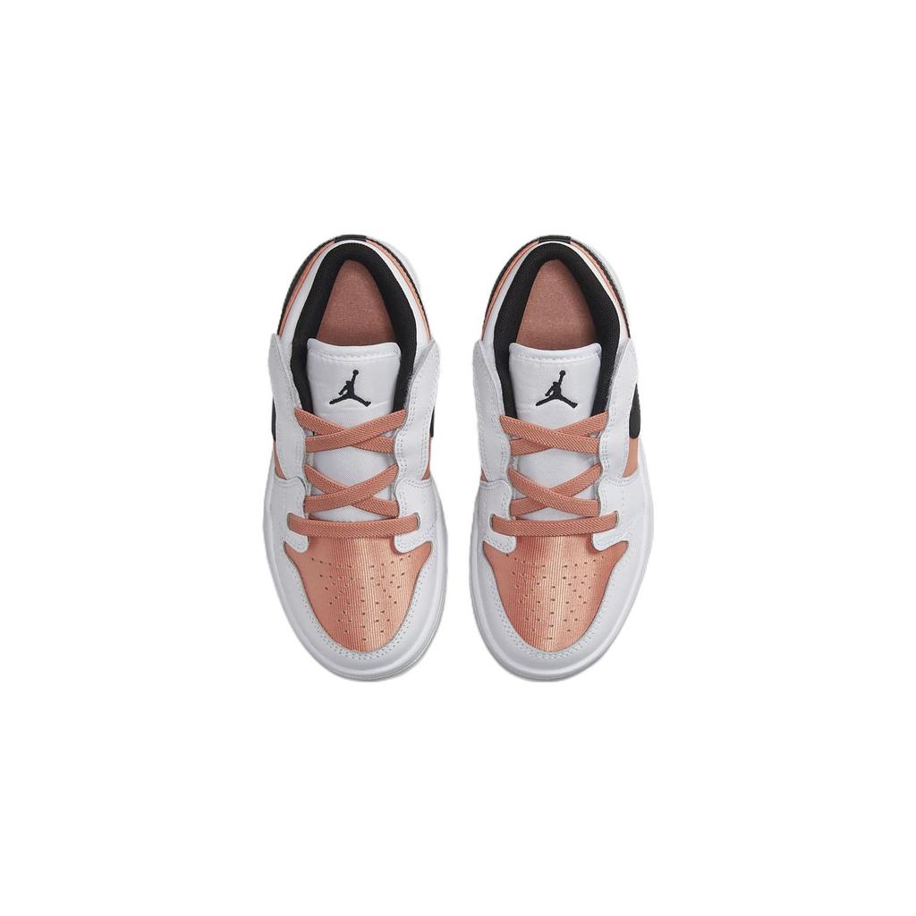 Детские кроссовки Air Jordan 1 Low ALT PS Light Madder Root Розовый Черный Белый DM8966-801