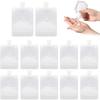 10PCS 30/50/100ML Travel Size Empty Squeeze Pouches Refillable Shampoo Toiletries Conditioner Leak Proof Travel Pouch