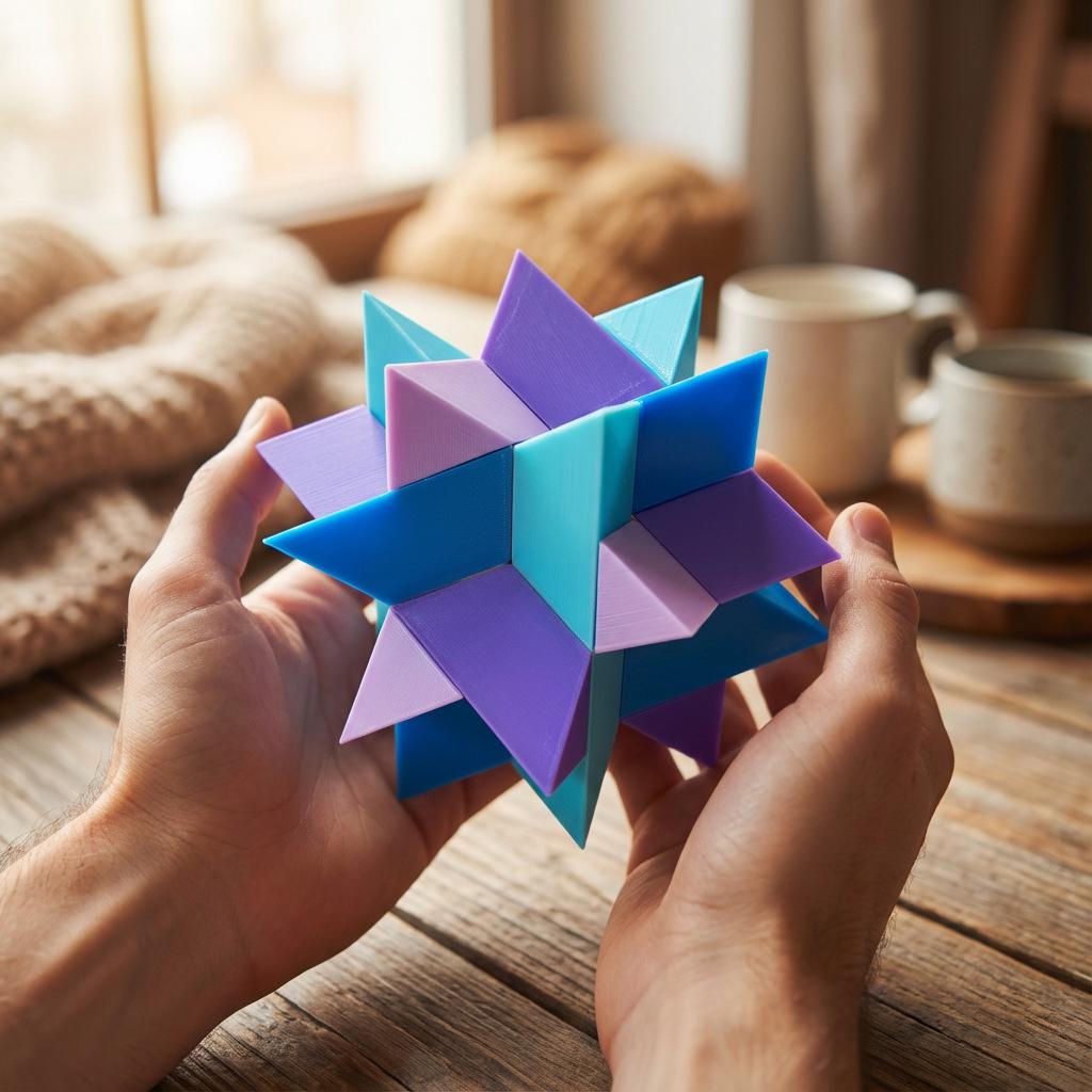 Advanced Challenge Cube: Level 10 Brain-Teasing Slider Puzzle