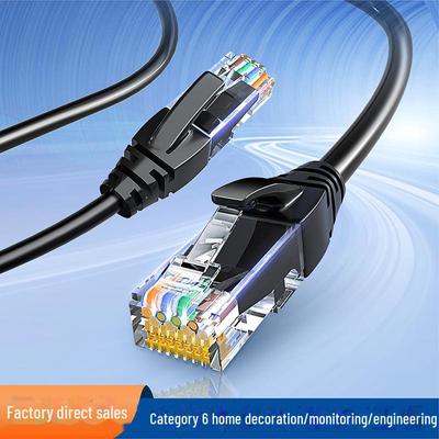Кабель Gigabit Ethernet категории 6 с разъемами RJ45, варианты длины от 10 до 100 м