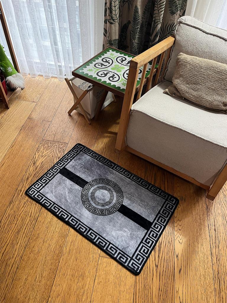 EPeddler Home Современный классический узор Цифровая печать Моющаяся нескользящая точечная основа Новое поколение для гостиной, спальни, прихожей и напольного коврика