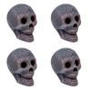1-10PCS Halloween Skulls Fire Pit Realistic Shape & Fireproof Horrific Atmosphere & Versatile for Bonfire Campfire Fireplaces