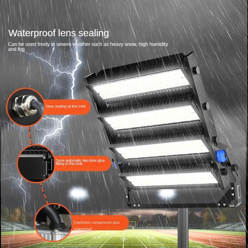 LED Waterproof Module Floodlight Outdoor Anti-glare Stadium Searchlight Square Gymnasium High Pole Light Tunnel Light