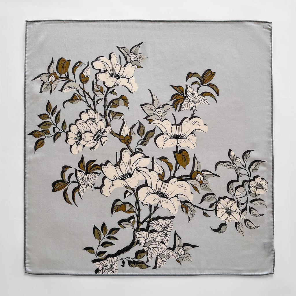 18% Silk 82% Wool Scarf Women Pashmina Double Sided Foulard Female Bandana Twill Scarves Hijab Shawl Wraps Square Headkerchief