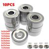 10 шт. Миниатюрные подшипники 685zz 608z 625ZZ Бесшумные Маленькие подшипники Глубокий паз Мини Шариковые подшипники Углеродистая сталь для Скейтборда Самоката
