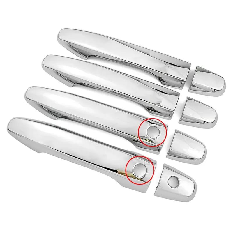 Car Upgrade Decoration Chrome Silver Door Handle Cover For Honda Civic CRV CR-V 2012-2016 Cars Accessories