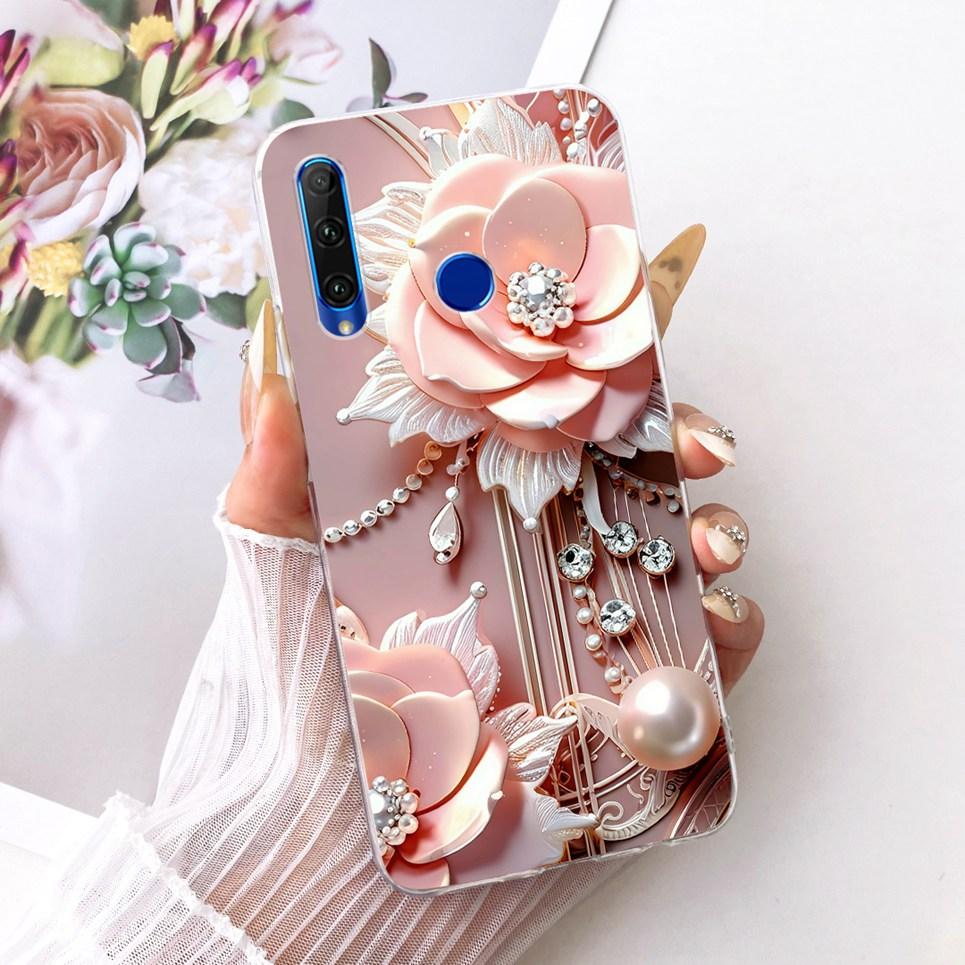 Flower Butterfly Bow Pattern Casing For Honor 10i 10 Lite Back Cover Clear Soft Silicone Phone Case For Honor 20i 20e 20 Lite