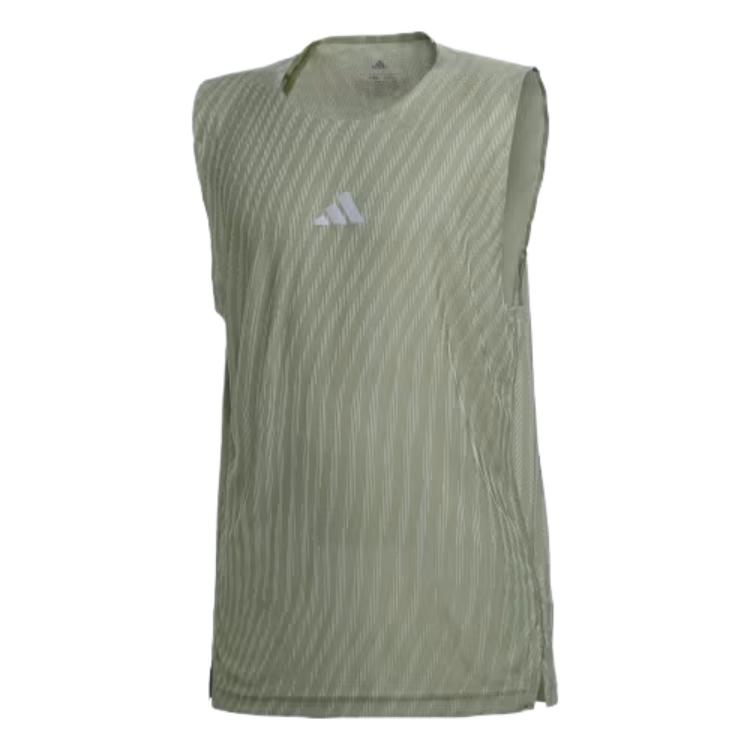 Adidas Adi365 Climacool Jacquard Sleeveless Round Neck Running Vest Men tops KS6084