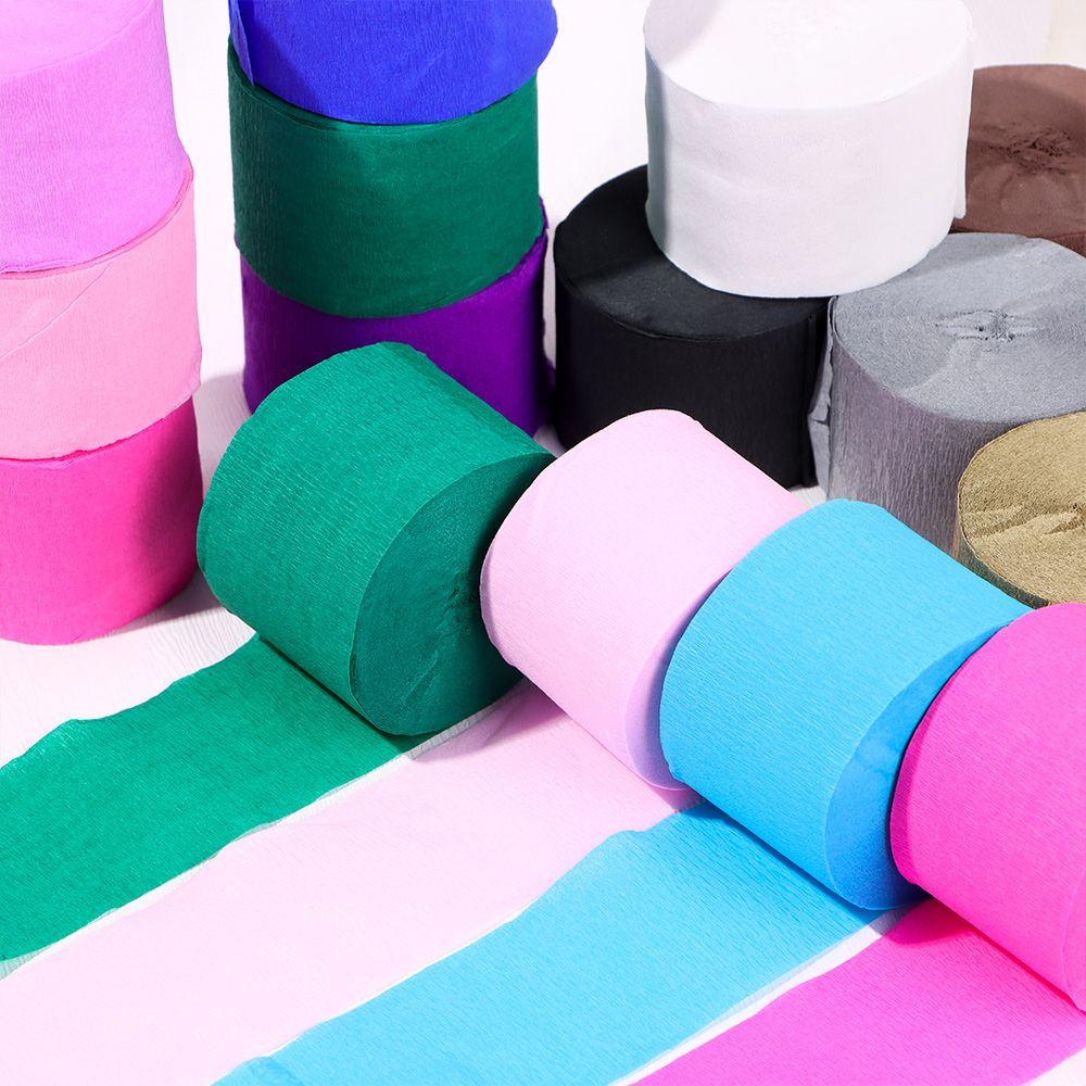 Baby Shower Decoration Crepe Paper Streamers Garland Photography Backdrops DIY Paper Wedding Decor