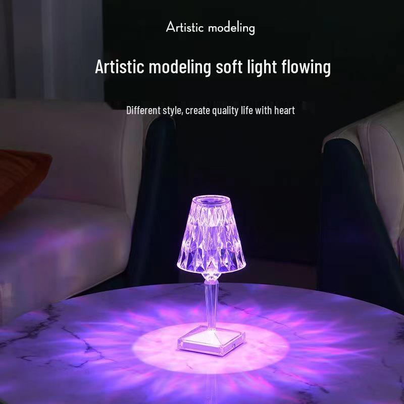 Роскошная светодиодная настольная лампа-капля - Перезаряжаемый ночник для спальни