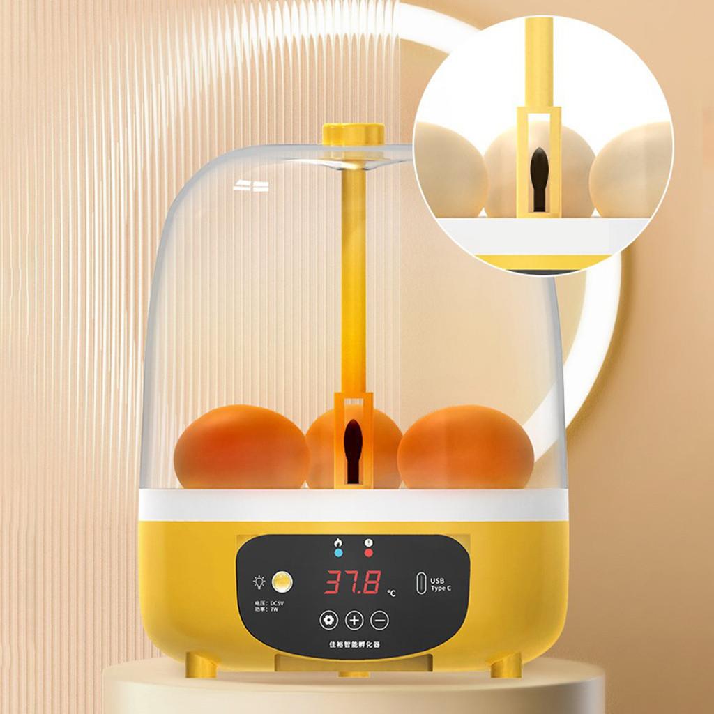 Мини инкубатор для яиц со светодиодной подсветкой, ручной/автоматический, брудер для выведения, вращающийся лоток для яиц, фермерские инкубационные инструменты