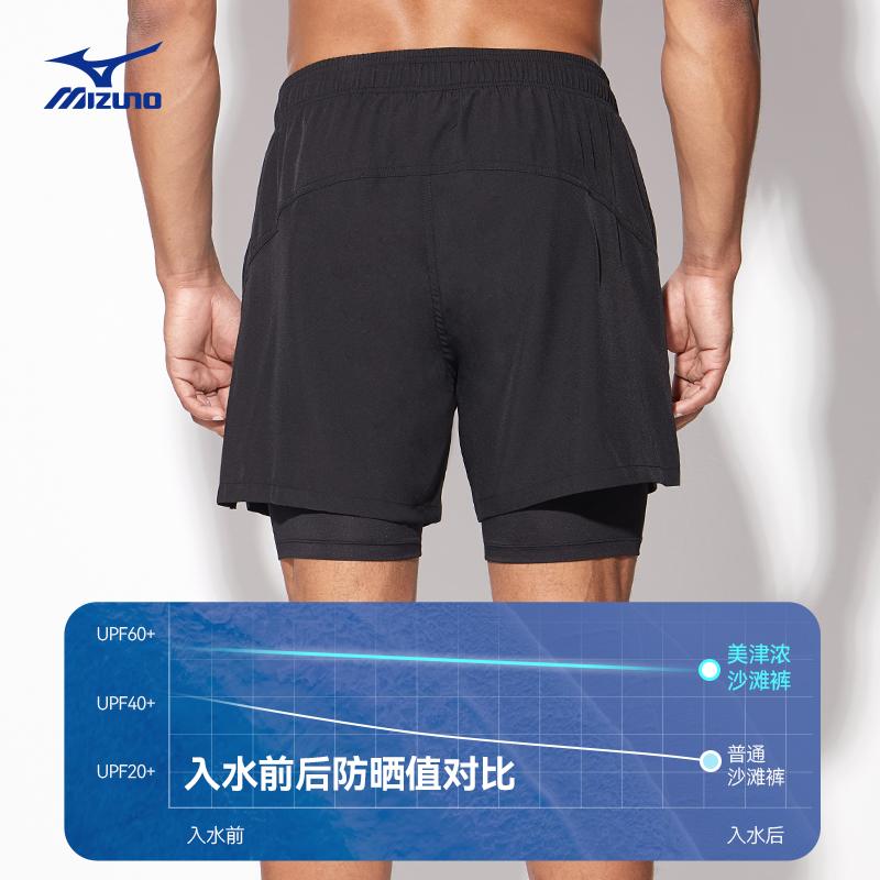 Mizuno Мужские плавки средней ширины с квадратными штанинами N2CBB142