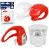 Eclairage Velo - SPRINGOS - Комплект Lumiere Velo Avant et Arriere - Universel - Rouge/Blanc