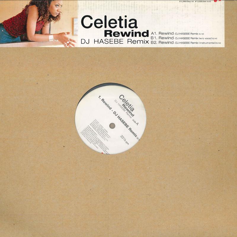 12-дюймовая пластинка CELETIA Rewind DJ Hasebe Remix V2JI3001 Big Life Music 1998 Япония Rap HipHopRB Б/у