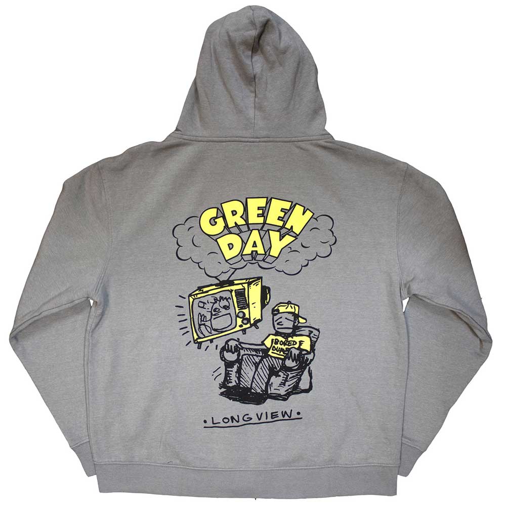 Green Day Unisex Adult Longview Doodle Hoodie