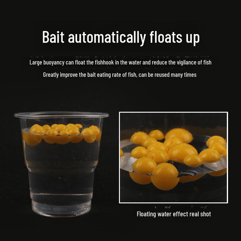Плавающая приманка TPR с шариком-плавуном и вкусом сладкой кукурузы — мягкая искусственная приманка для карпа.