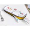 Pastel Miffy Idea Chopsticks Spoon Fork Case Set, Mixed Colors, Spoon + Fork + Correction Chopsticks + Case, Korean Popular Tableware