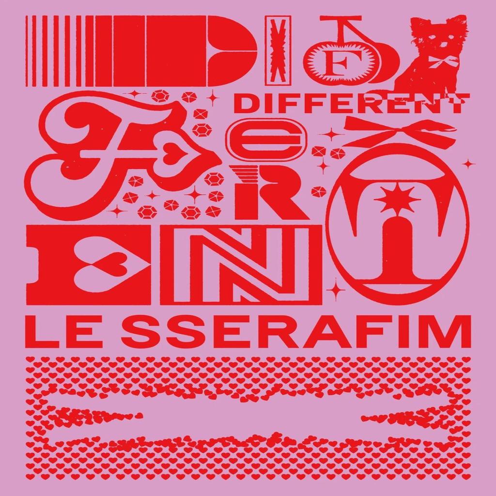 LE SSERAFIM Япония 4-й сингл-альбом [DIFFERENT]