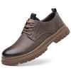 Men's Shoes 2025 New Cowhide Soft-soled Business Leather Shoes Men's Trend Versatile Four-season Wedding Shoes