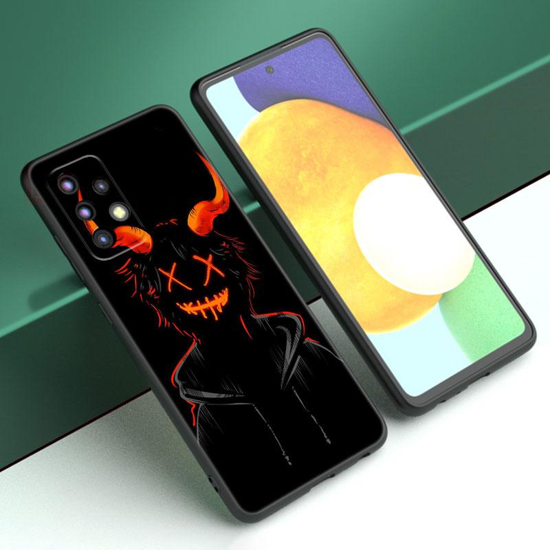 Смертельно злая улыбка Чехол для телефона для Samsung A13 A22 A24 A32 A23 A25 A34 A35 A52S A53 A54 A55 A73 5G A12 A14 A15 A31 A33 A50 A51 A72