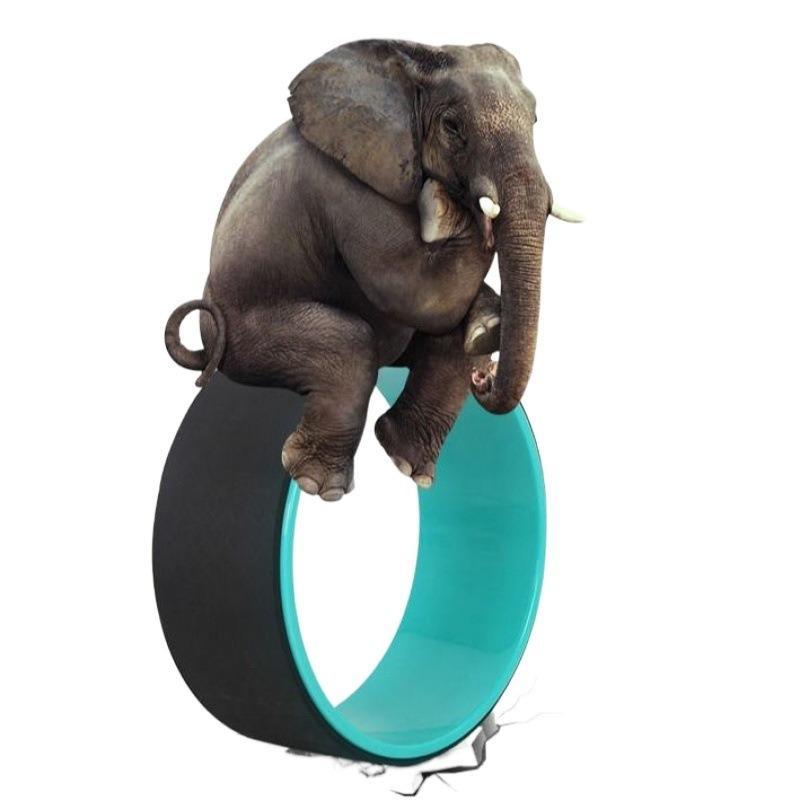 Колесо для йоги, прогиб назад, наклонное плечо, пилатес, круг, растяжка, открытая спина, открытое плечо, кольцо для йоги, оборудование для начинающих