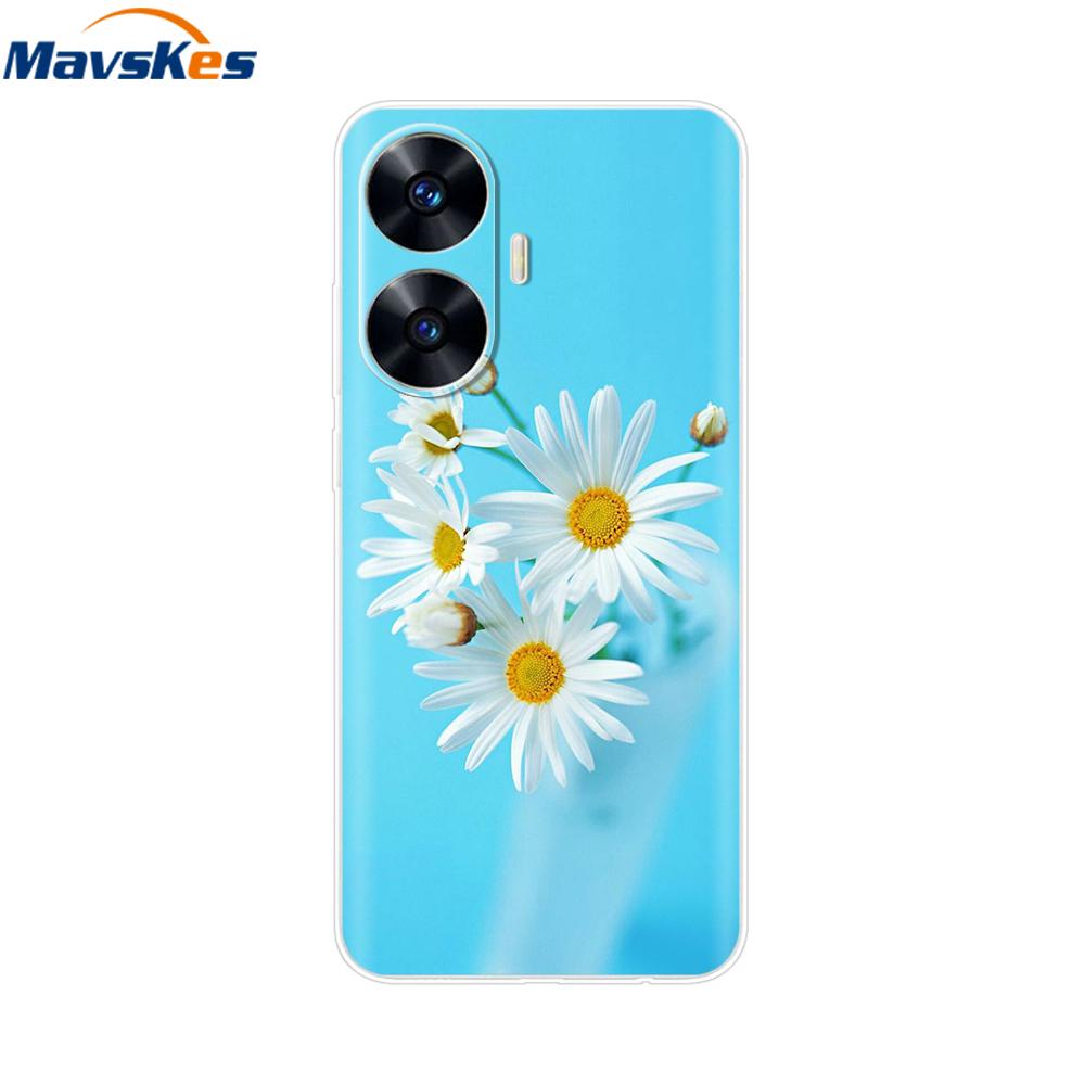 Для Realme C55 4G Чехол C 55 Прозрачный ТПУ Мягкий Силиконовый Чехол Для OPPO Realme C55 RealmeC55 6.72 дюйма Задние Чехлы Бампер для Телефона
