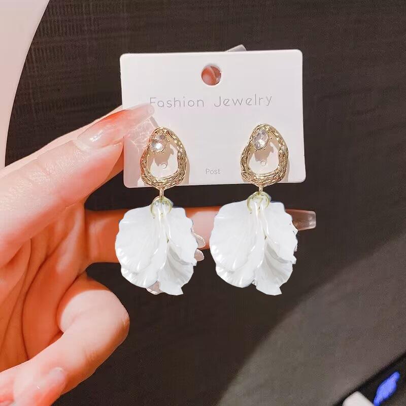 Серьги-гвоздики из серебра 925 пробы с геометрической жемчужиной для женщин, Модные серьги, Серьги с ниспадающей кисточкой, Элегантные украшения