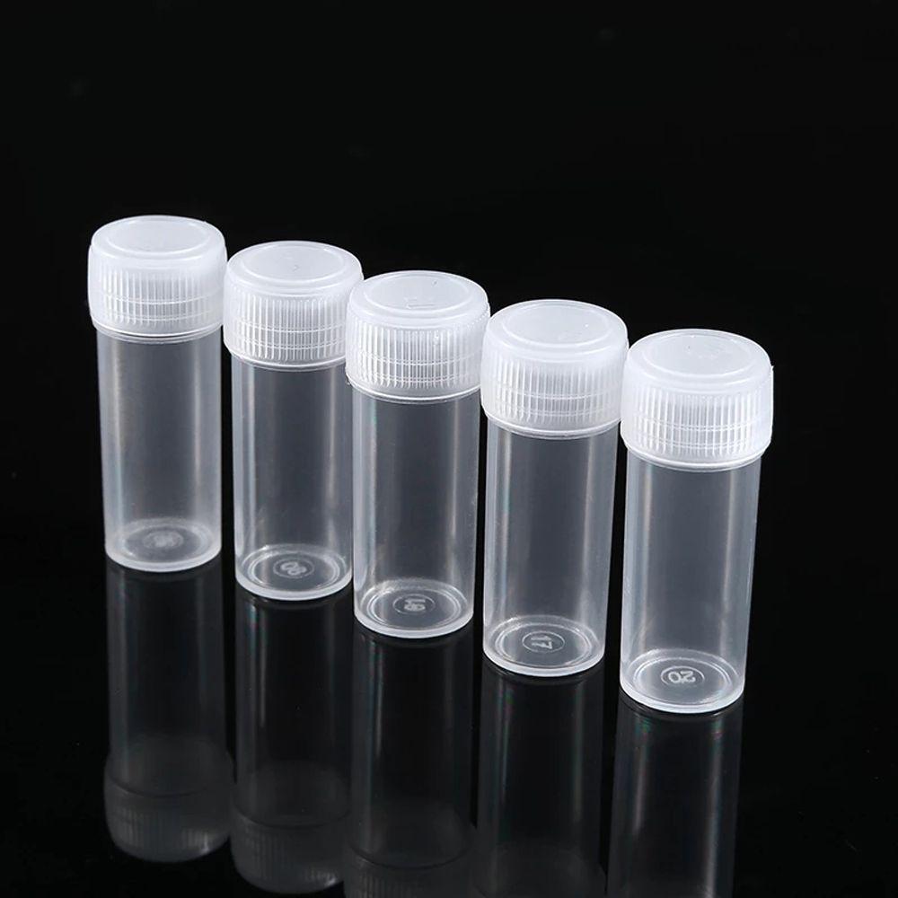 Бутылки Мини-пробирки с винтовой крышкой Флаконы Флаконы Контейнер для хранения Флакон для образца Контейнер для порошка