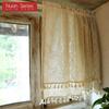 1 шт. Серия Nuan Хлопок Лен Двухслойная Короткая Штора Кисточки Край Разделительная Штора для Кухни Гостиной Спальни Шкафа Домашний Декор