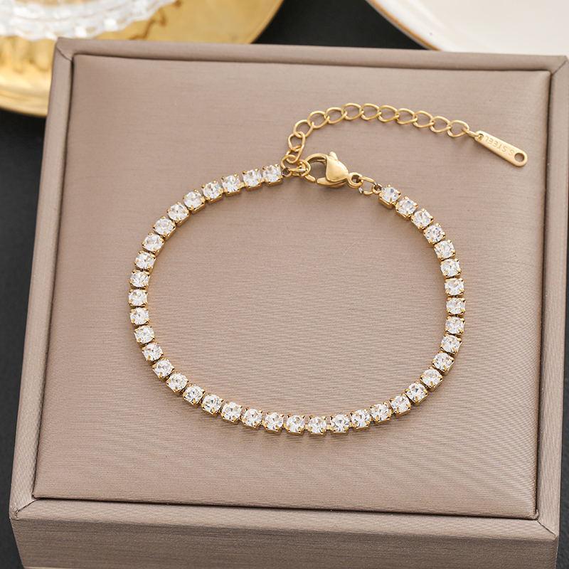 Женский модный браслет из титановой стали: Элегантный японский и корейский дизайн, Нержавеющая сталь с защитой от выцветания, Универсальные ювелирные изделия.