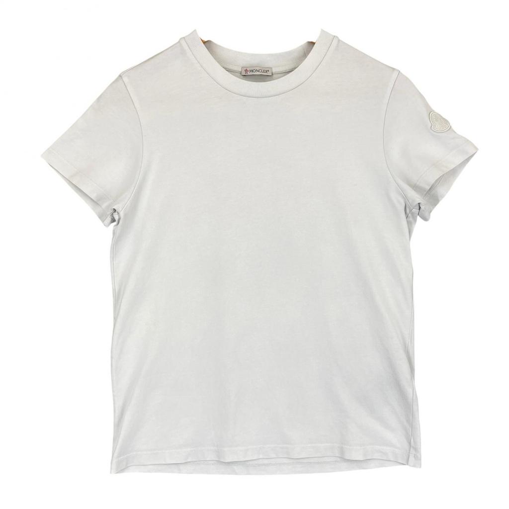 MONCLER S MENS Short sleeve T-shirt White ModelH20938C00005 829HP