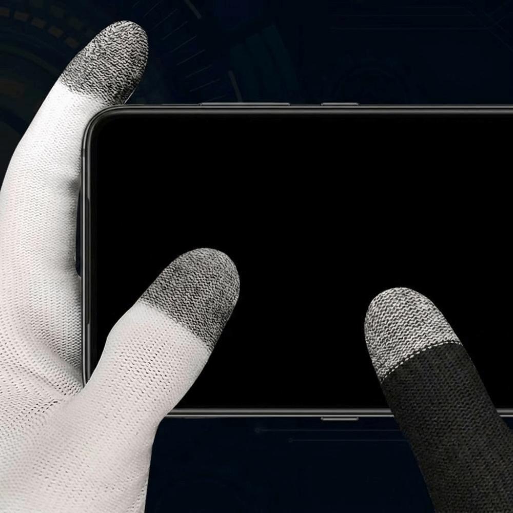 Игровые чехлы на пальцы, дышащие, однотонные, для геймеров, защита от пота, для сенсорного экрана