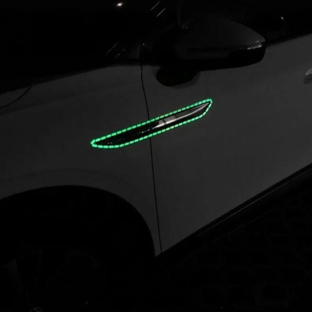 Reflective Reflective Car Stickers Fluorescent Luminous Strip Fluorescent Stickers Car Interior