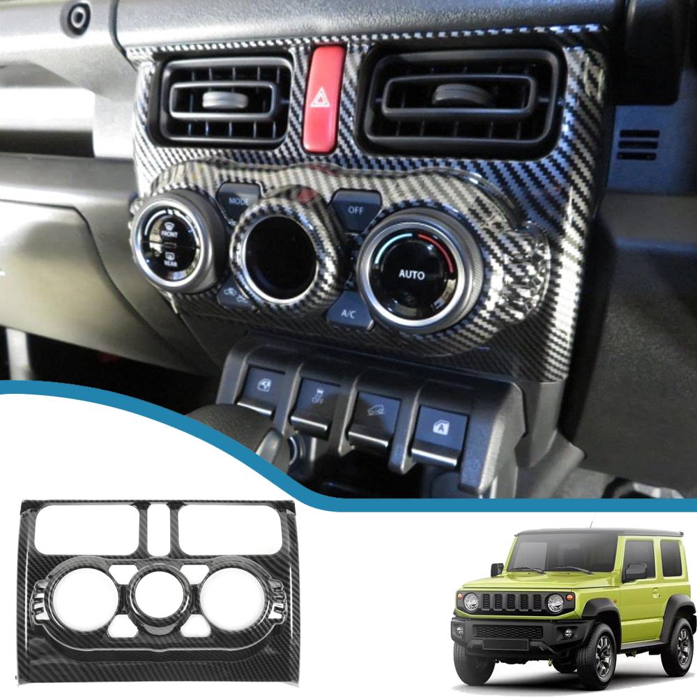 Автомобильная автоматическая панель управления кондиционером, декоративная крышка для Suzuki Jimny JB64 JB74-2023, внутренние молдинги